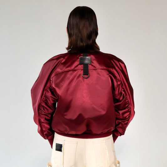 Red Bomber Jacket