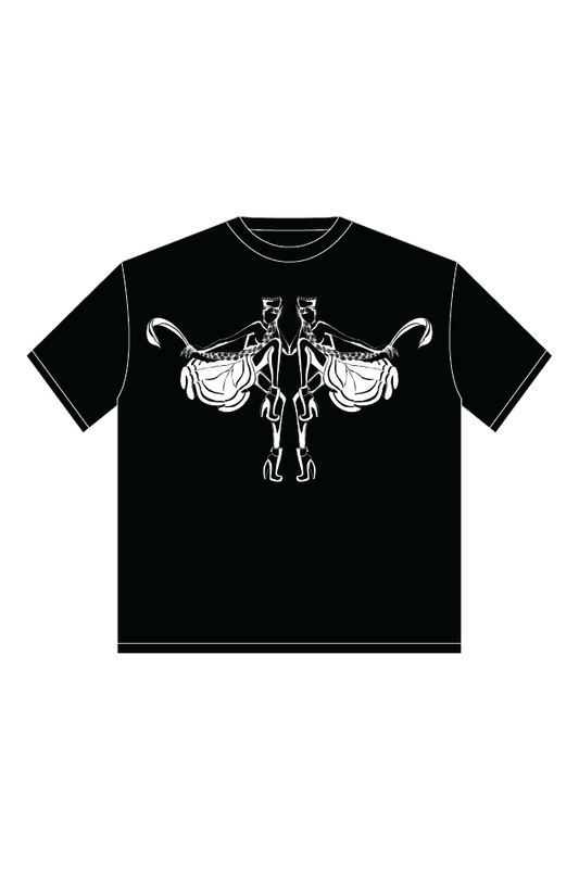 CROWN - BLACK FRONT PRINT