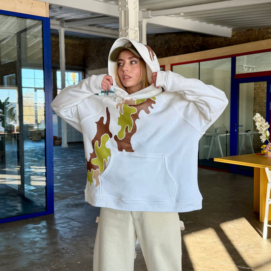 White Camo Hoodie