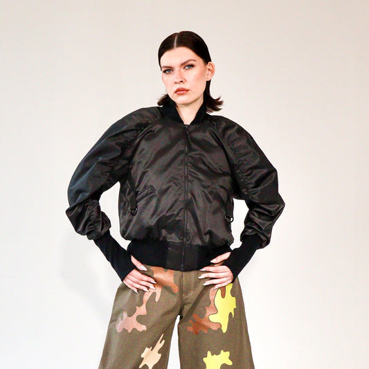 Black Bomber Jacket