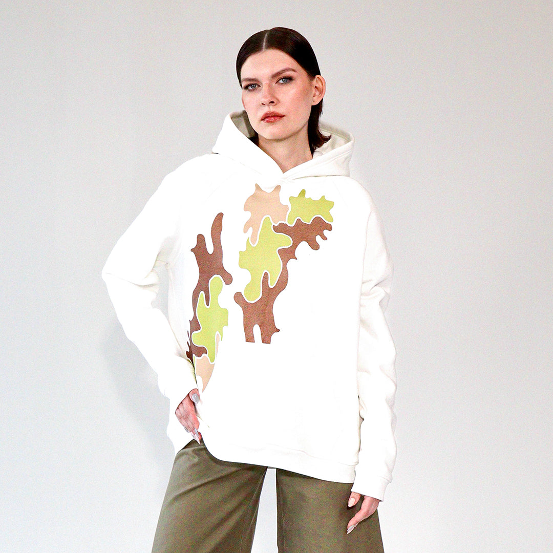 White Camo Hoodie
