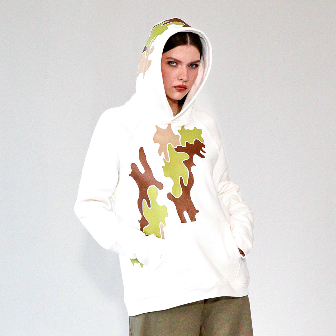 White Camo Hoodie
