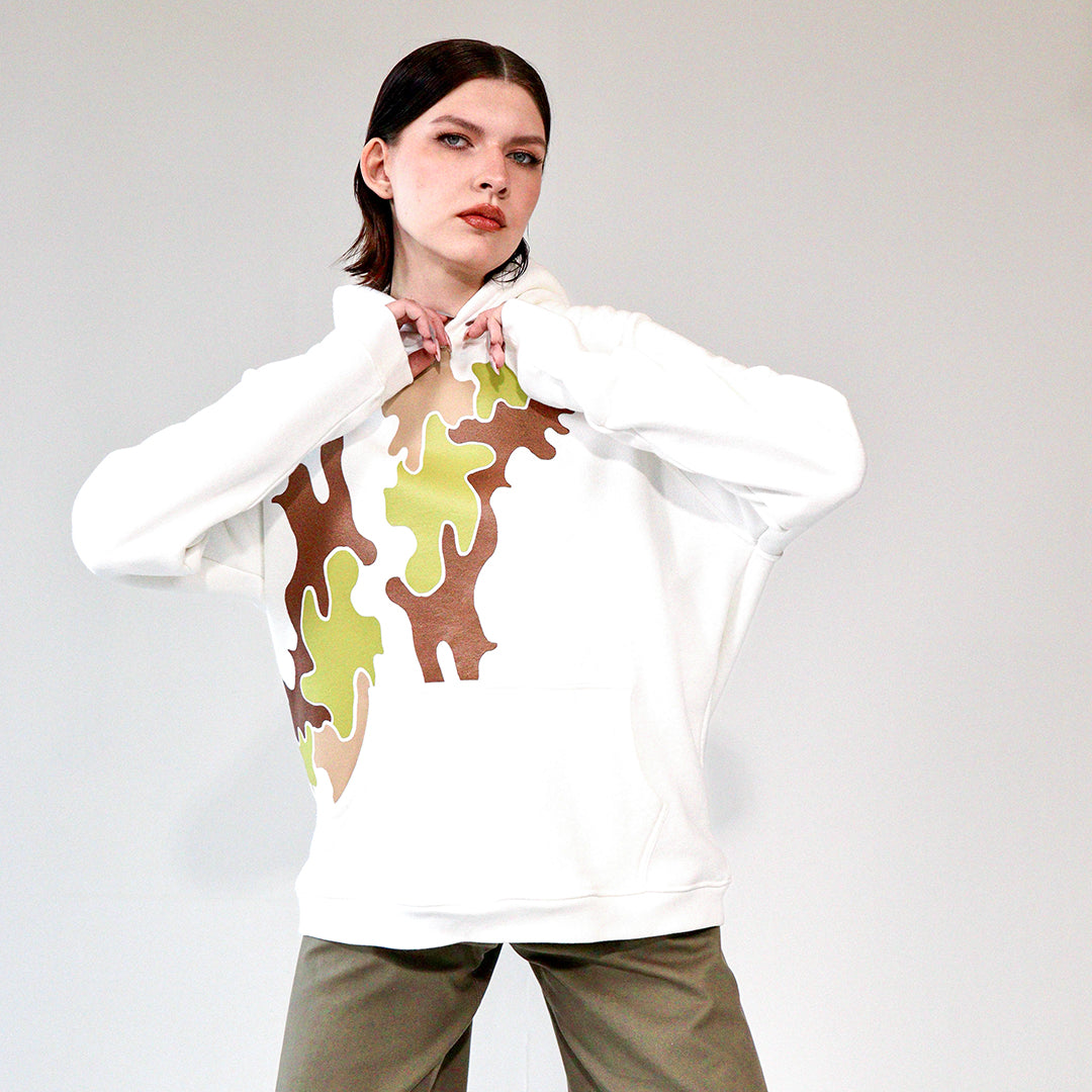 White Camo Hoodie