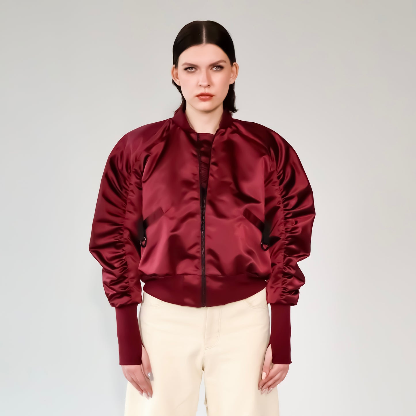 Red Bomber Jacket