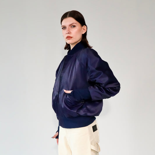 Blue Bomber Jacket